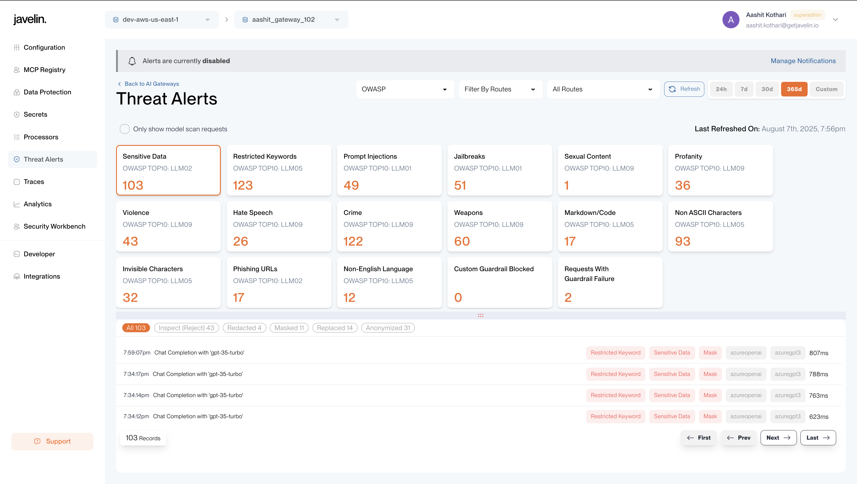 Threat Alert Overview Image